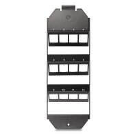 Delock Keystone Halterung 12 Port für Bodentank
