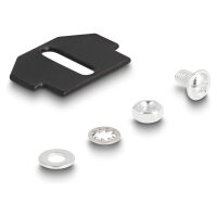 Delock Keystone Halterung 12 Port für Bodentank