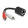 Delock Stereo Audio Extender RJ45 Buchse zu 2 x Cinch Stecker Cat.5 bis 50 m Set 2 Stück
