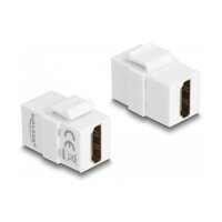 Delock Keystone Modul HDMI Buchse zu HDMI Buchse weiß