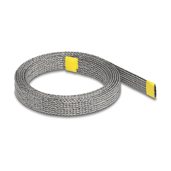 Delock Geflechtschlauch zur EMI Abschirmung dehnbar 2 m x 20 mm