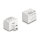 Delock Keystone Modul mit 2 x USB Type-C™ Ladebuchsen PD 20 W weiß