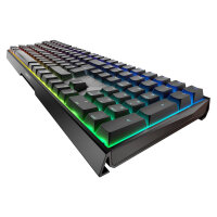 Cherry MX-Board 3.0 S - Tastatur - Schwarz - Hintergrundbeleuchtung - Tastenschalter: Rot