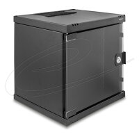 Delock 10? Netzwerkschrank 6 HE mit Glastür zur...