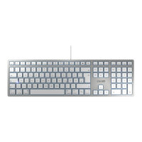 Cherry KC 6000 Slim For Max USB silber QWERTZ DE