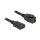 Delock Keystone Modul Kabel HDMI Buchse zu Buchse 8K 60 Hz 20 cm schwarz