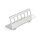 Delock Keystone Metall Halterung 6 Port für Hutschiene
