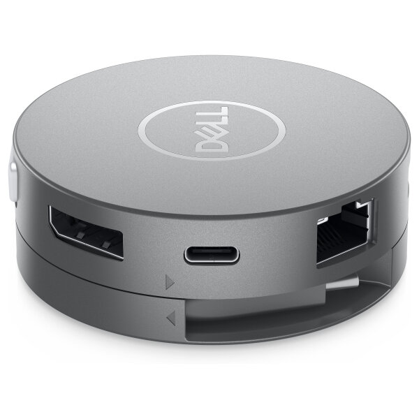 D Dell DA310 Mobile Adapter Dockingstation 470-AEUP 2xUSB3.1/HDMI/VGA/DisplayPort/USB-C/Ethernet passiv Grey