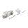 Delock Keystone Modul RJ45 Buchse zu LSA Cat.8.1 geschirmt werkzeugfrei