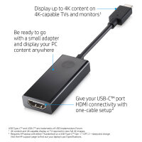 Adapter HP USB-C > HDMI 2.0 (ST-BU) Black
