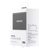 1TB Samsung Portable T7 USB 3.2 Gen2 Titan Gray retail