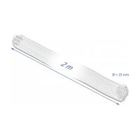 Geflechtschlauch selbstschließend 2 m x 25 mm weiß