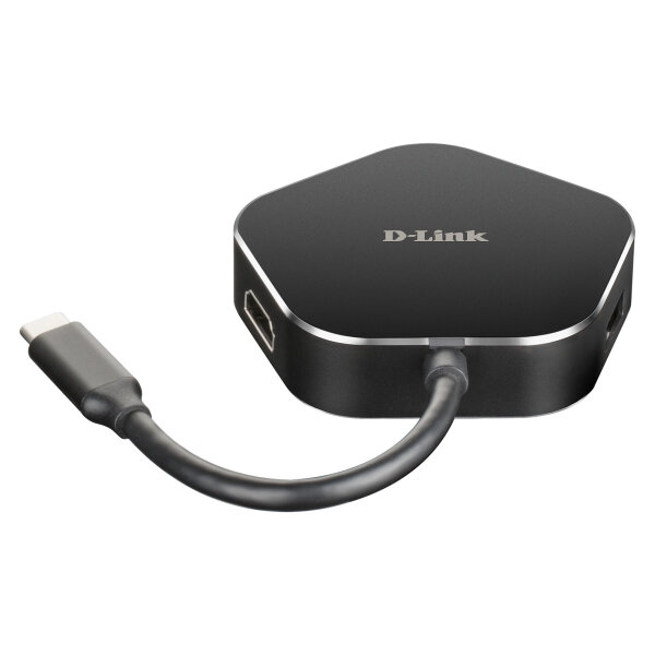 USB-C HUB 2Port D-Link DUB-M420 USB-C HDMI passiv Black