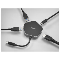 USB-C HUB 2Port D-Link DUB-M420 USB-C HDMI passiv Black
