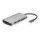 USB-C HUB 8Port D-Link DUB-M810 3xUSB3.0 USB-C HDMI 4K SD microSD Gigabit Lan RJ45 passiv Grey