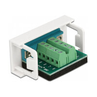 Easy 45 Modul D-Sub 9 Pin Stecker zu 10 Pin Terminalblock 22,5 x 45 mm