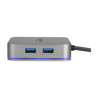 USB Type-C™ Dockingstation für Mobilgeräte 4K - HDMI / Hub / LAN / PD 3.0 mit LED Beleuchtung