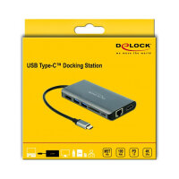 USB Type-C™ Dockingstation 4K - HDMI / DP / USB / SD / LAN / PD 3.0