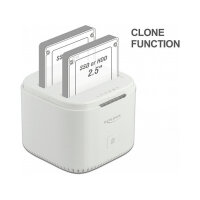 USB Type-C™ 3.2 Dockingstation für 2 x 2.5? SATA HDD / SSD mit Klon Funktion