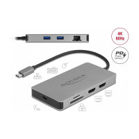 USB Type-C™ Dockingstation 4K - Dual HDMI MST / USB 3.2 / SD / LAN / PD 3.0