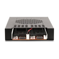 3.5? Wechselrahmen für 2 x M.2 NVMe SSD mit OcuLink SFF-8612 Anschluss