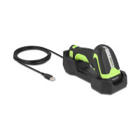 Industrie Barcode Scanner 1D und 2D für 433 MHz oder Bluetooth mit induktiver Ladestation und Fernablesung bis max. 6,5 m
