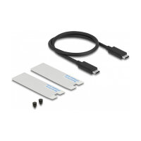 USB4™ 40 Gbps Gehäuse für 1 x M.2 NVMe SSD - werkzeugfrei