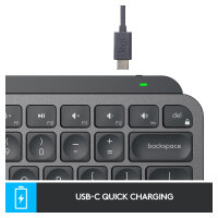 Logitech MX Keys Mini - Tastatur Hintergrundbeleuchtung QWERTZ DE