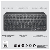 Logitech MX Keys Mini - Tastatur Hintergrundbeleuchtung QWERTZ DE