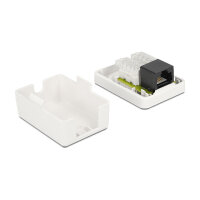 Netzwerk Anschlussdose 1 Port Cat.6 kompakt UTP