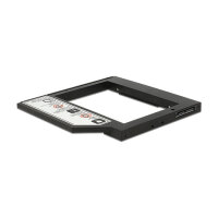 Caddy Slim SATA 5.25? Einbaurahmen (10 mm) für 1 x 2.5? SATA HDD bis 9,5 mm