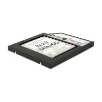 Caddy Slim SATA 5.25? Einbaurahmen (10 mm) für 1 x 2.5? SATA HDD bis 9,5 mm