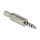 Klinkenstecker 3,5 mm 4 Pin Stereo mit Knickschutz Lötversion