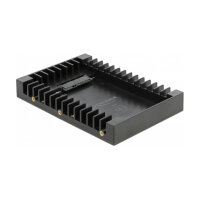 3.5? Einbaurahmen für 2.5? SATA Laufwerk schwarz
