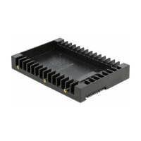 3.5? Einbaurahmen für 2.5? SATA Laufwerk schwarz