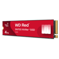 M.2 WD Red SN700 NVMe 4TB M.2 2280 PCIe Gen3 8Gb/s internal drive for NAS devices