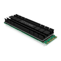 ICY BOX kühlkörper SSD m.2 2280 IB-M2HS-701 black PS5 compatible