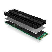 ICY BOX kühlkörper SSD m.2 2280 IB-M2HS-701 black PS5 compatible