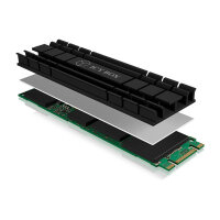 ICY BOX kühlkörper SSD m.2 2280 IB-M2HS-701 black PS5 compatible