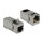 Keystone Modul RJ45 Buchse > RJ45 Buchse Cat.6 90°