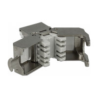Keystone Modul RJ45 Buchse > LSA Cat.6A STP Staubschutz