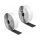Klettband selbstklebend mit Haft- und Flauschband L 10 m x B 50 mm schwarz
