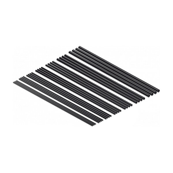 Schrumpfschlauch Sortiment 200 mm 28 Stück schwarz
