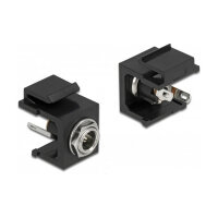 Keystone Modul DC 5,5 x 2,1 mm Buchse schwarz