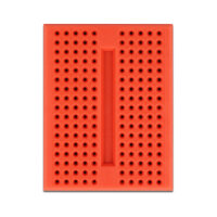 Experimentier-Mini Steckbrett 170 Kontakte rot