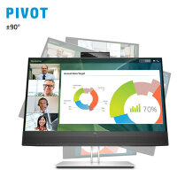 60,45cm/23,8 (1920x1080) HP E24mv G4 Conferencing Monitor 16:9 5ms IPS HDMI VGA DisplayPort VESA Pivot Speaker Full HD Black/Silver