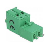 Terminalblock Set für Platine 2 Pin 5,08 mm Rastermaß vertikal