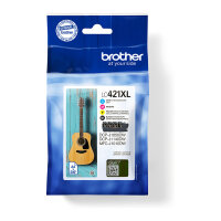 Brother 4-pack of Black Cyan Magenta and Yellow 500-page...
