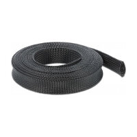 Geflechtschlauch dehnbar 10 m x 25 mm schwarz