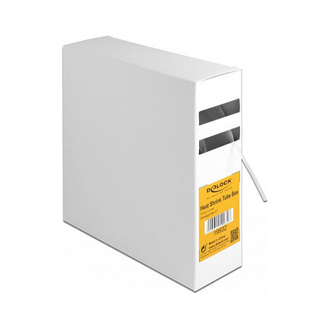 Schrumpfschlauch Box, Schrumpfungsrate 2:1, 15 m x 1,2 mm transparent